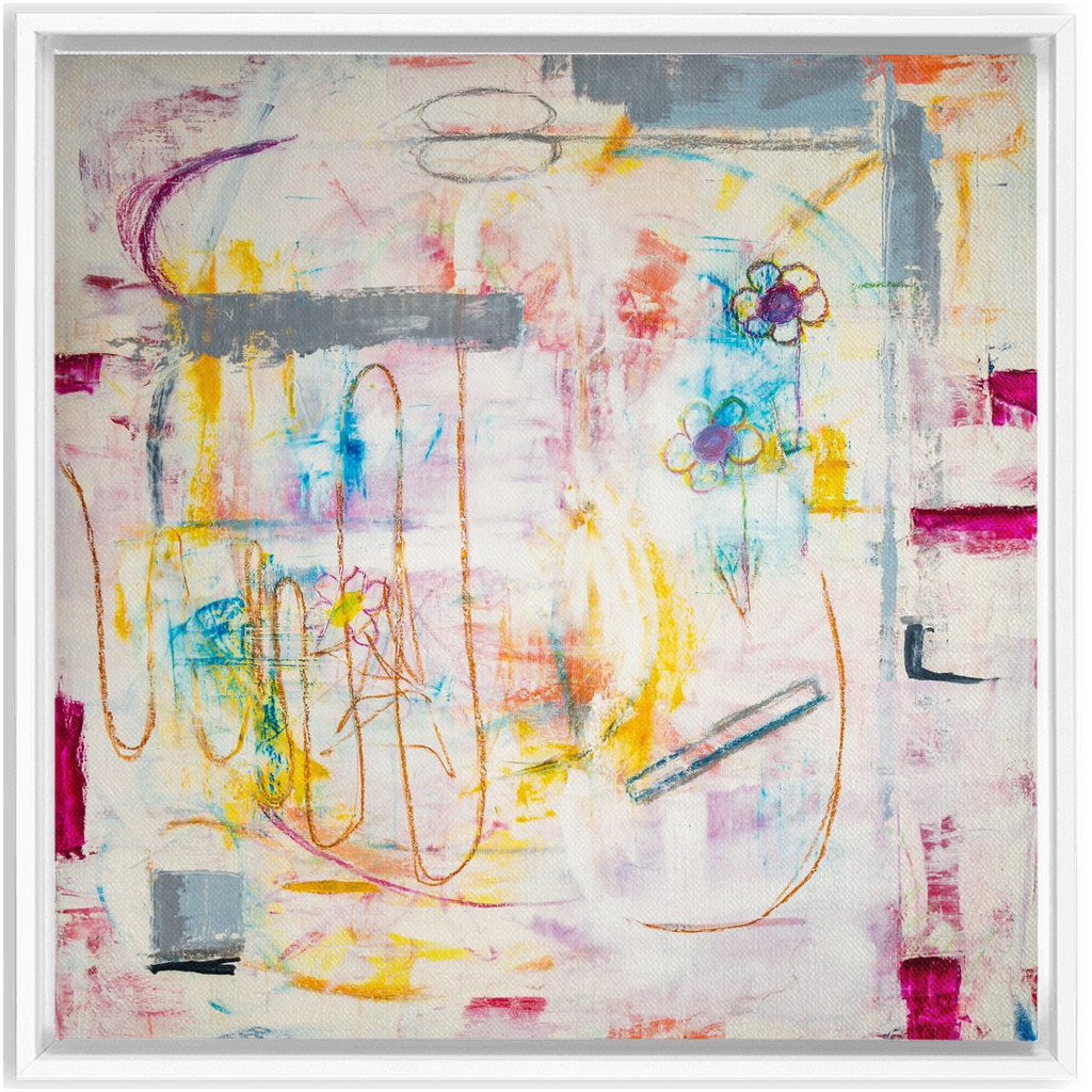 "FIELD DAY" FINE ART FRAMED CANVAS