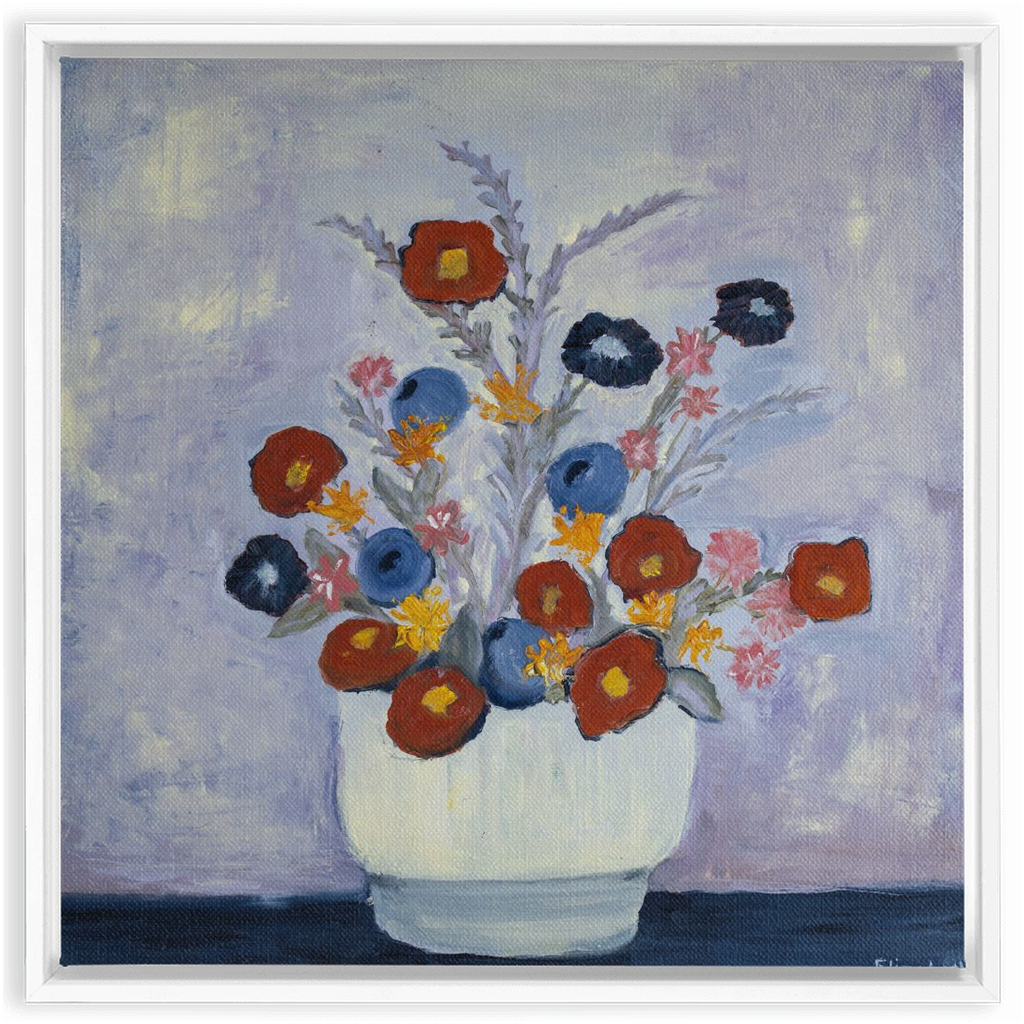 "DEVIN'S PURPLE" FINE ART FRAMED CANVAS