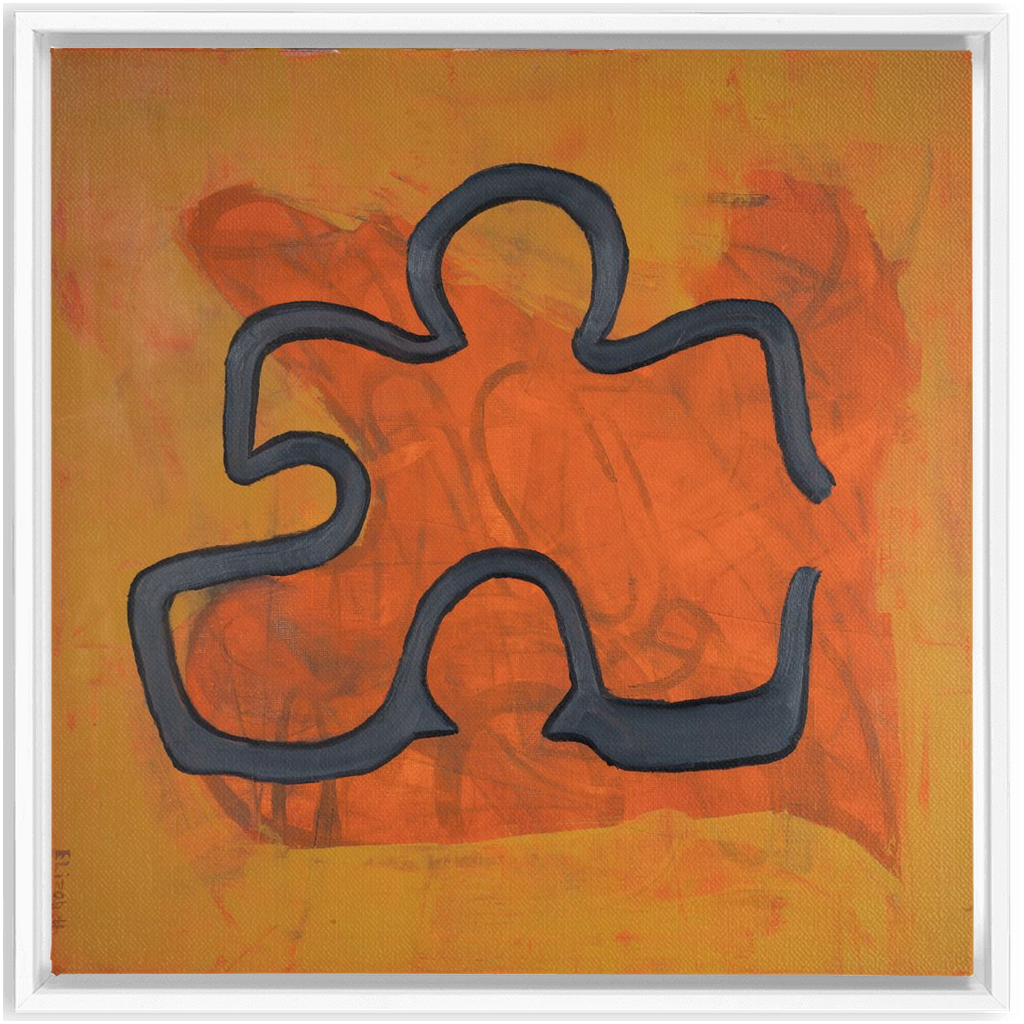 "FEMALE PEACE" FINE ART FRAMED CANVAS