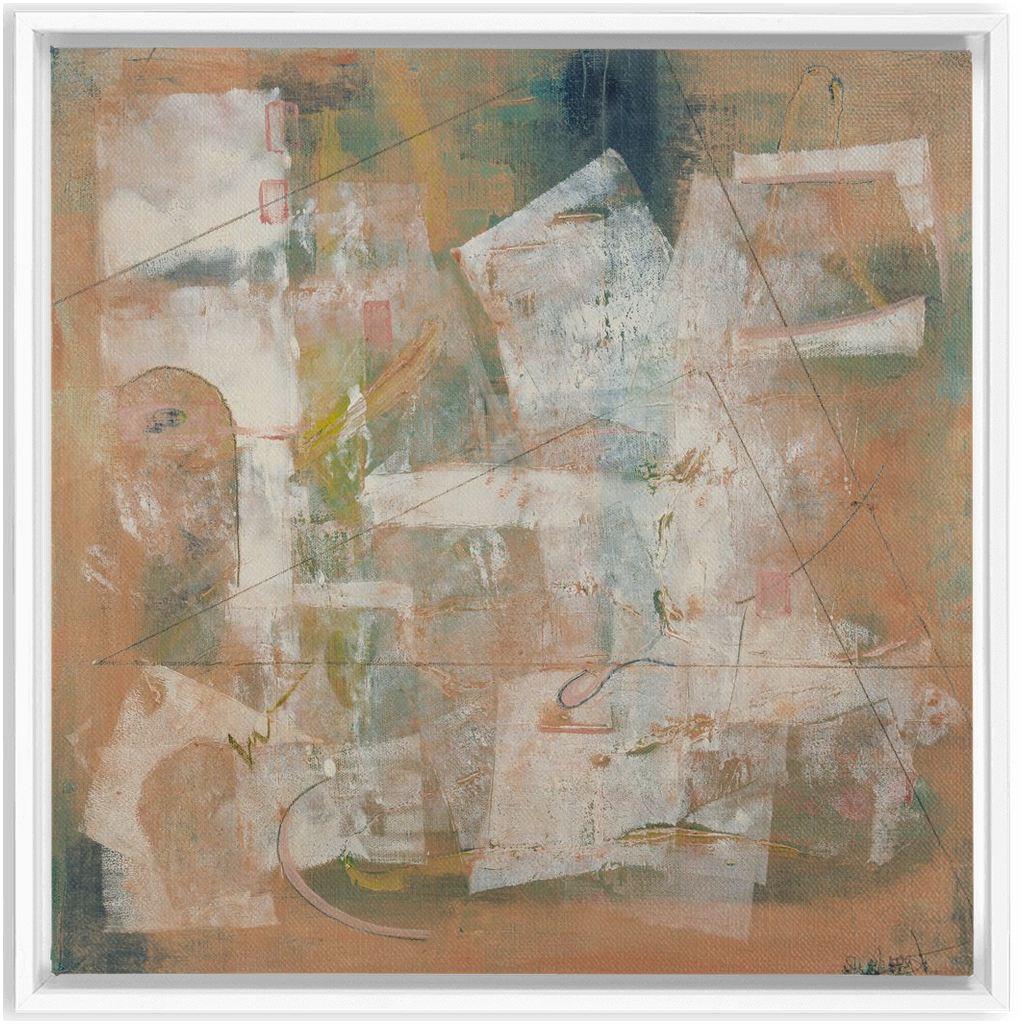 "ENTER" FINE ART FRAMED CANVAS