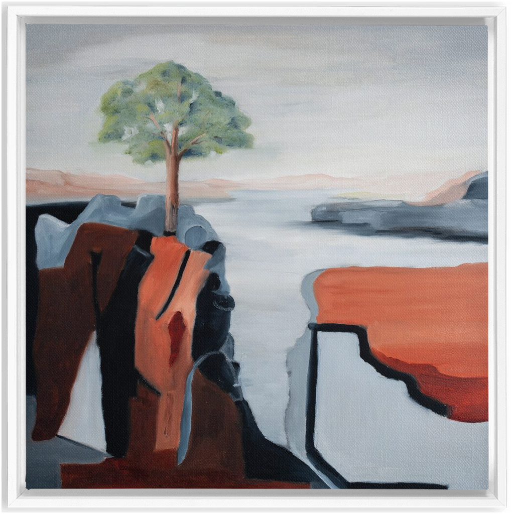 "ROCK LAIR" FINE ART FRAMED CANVAS