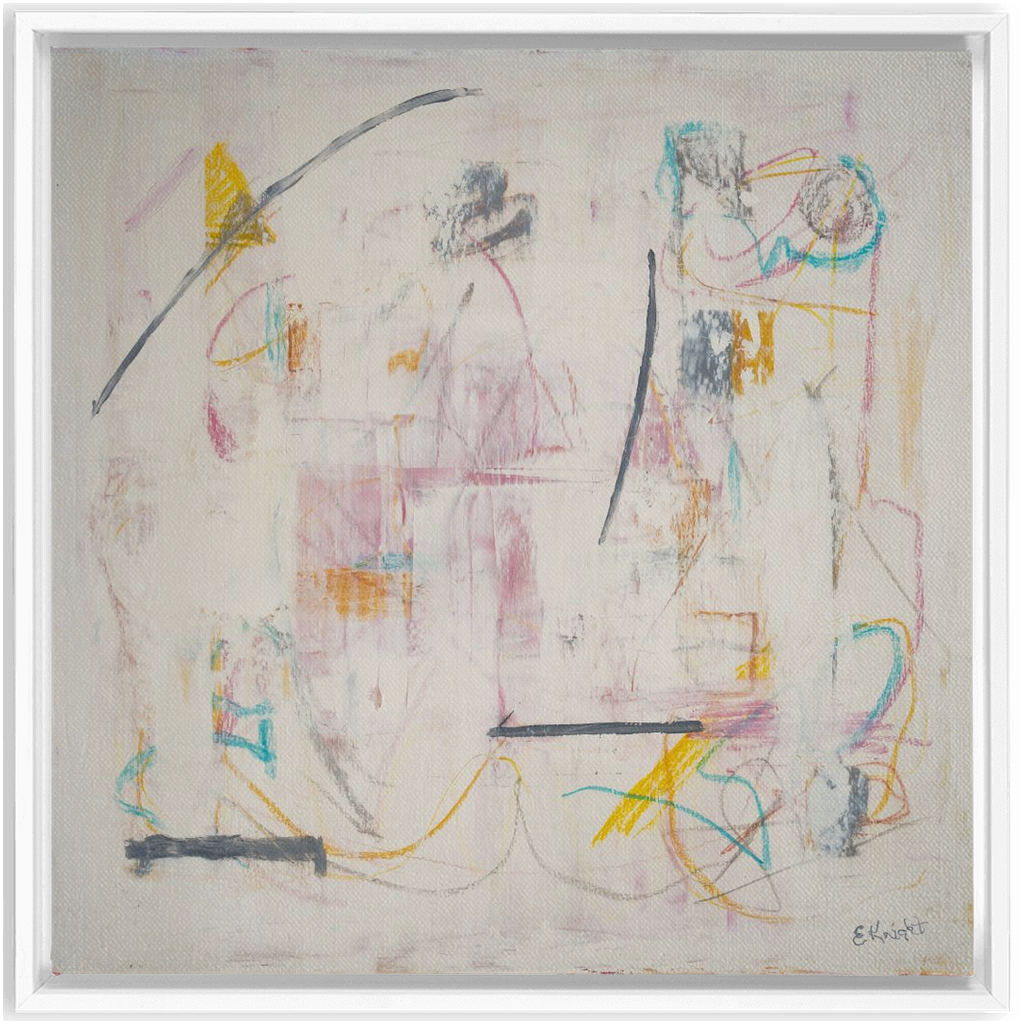 "CHALK" FINE ART FRAMED CANVAS