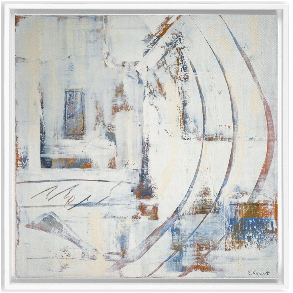 "ROUGH WINTER" FINE ART FRAMED CANVAS