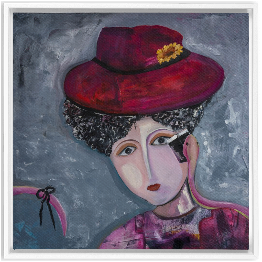 "INTUITION" FINE ART FRAMED CANVAS