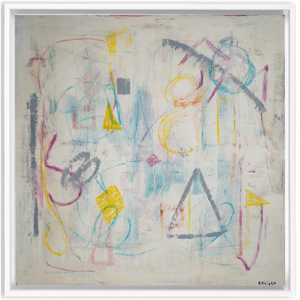 "PARTY HAT" FINE ART FRAMED CANVAS