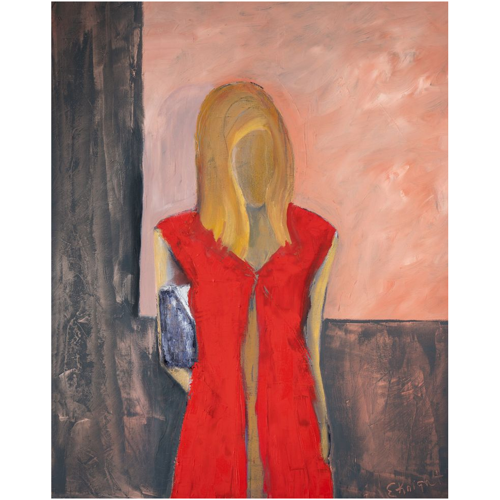 "LADY IN RED" FINE ART GICLEE PRINT