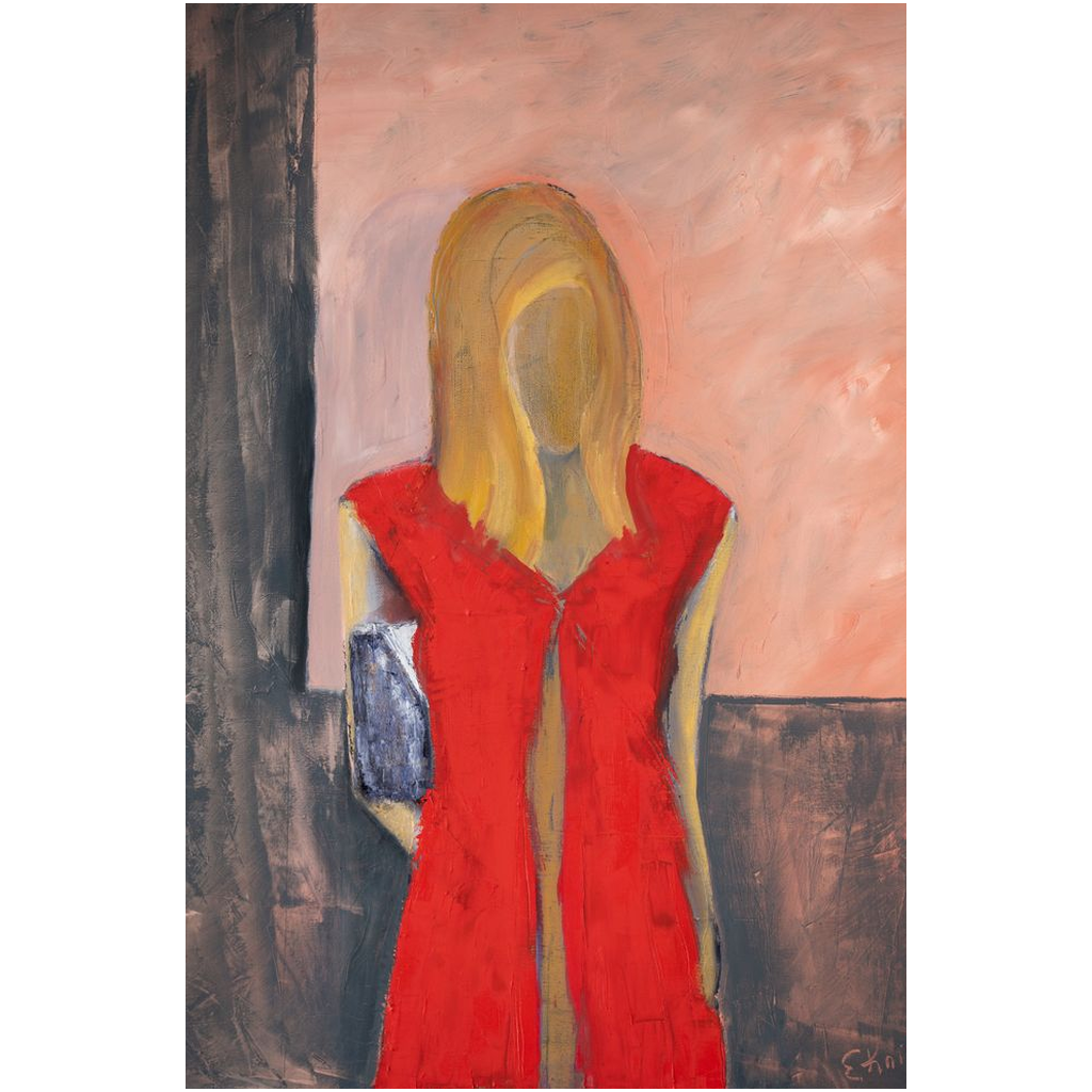 "LADY IN RED" FINE ART GICLEE PRINT