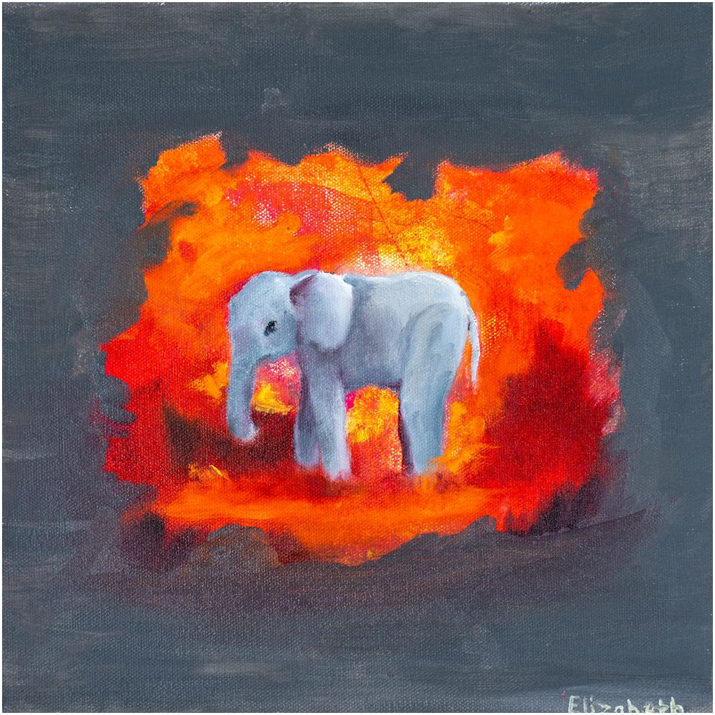 "OUT OF THE FIRE" FINE ART GICLEE PRINT