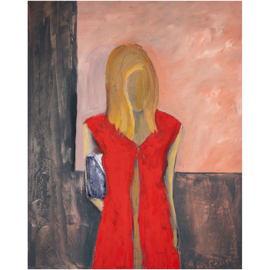 "LADY IN RED" FINE ART GICLEE PRINT